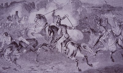 Mexikansk-amerikanska kriget (1846-48), slaget vid Buena Vista av American School