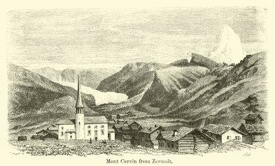Mont Cervin från Zermalt av American School