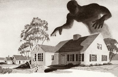 Mortgage monster hägrar över ett familjehem av American School