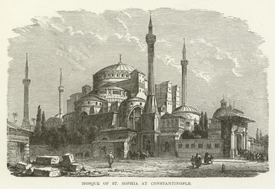 St Sophia moskén i Konstantinopel av American School