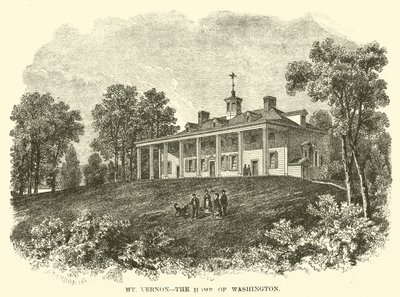 Mount Vernon, Washingtons hem (gravyr) av American School
