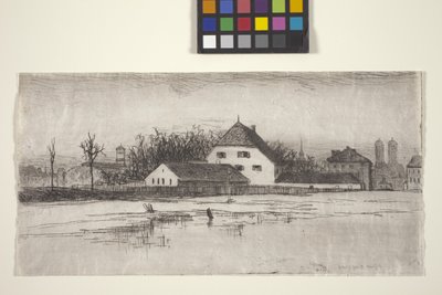 München från Marsfeld (etsning) av American School
