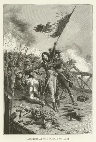 Napoleon vid bron av Lodi av American School