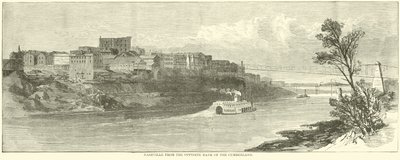 Nashville från den motsatta stranden av Cumberland, december 1864 av American School