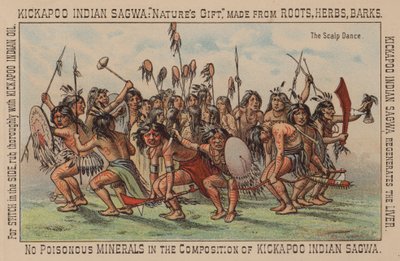 Native American skalpdans av American School