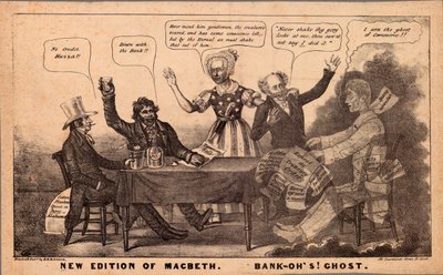 Ny upplaga av Macbeth. Bonk-Ohs! Spöke, 1837 av American School