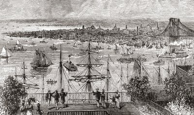 New York på 1800-talet av American School