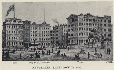 Tidningsrad (Park) 1870 (litho) av American School