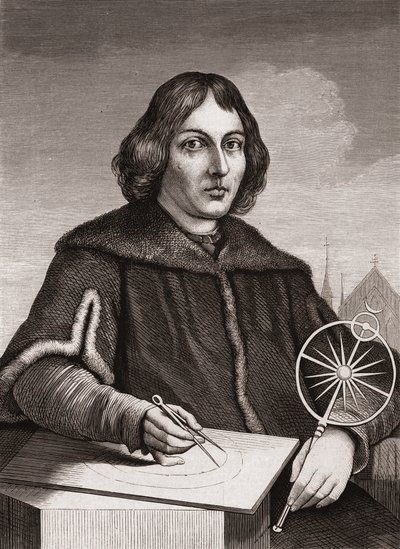 Nicolaus Copernicus, ca 1850 (gravyr) av American School