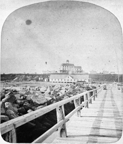 Ocean View Hotel, Block Island, Rhode Island (stereoptikerrutschbana) av American School