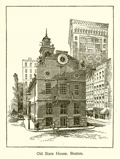 Old State House, Boston av American School