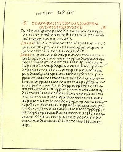 Sida från Pandects of Justinian av American School
