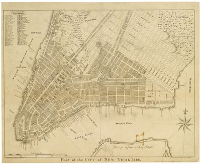 Plan för staden New York av American School