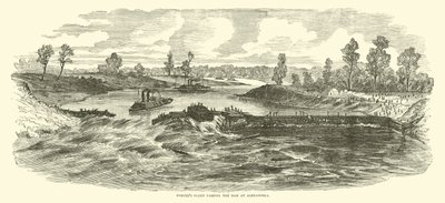 Bärares flotta passerade dammen i Alexandria, maj 1864 av American School