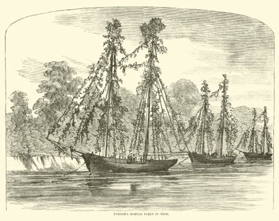 Porters murbruksflotta i Trim, juni 1862 av American School