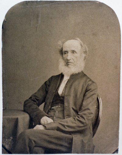 Porträtt av Benjamin Abbott (1793-1870) (foto) av American School