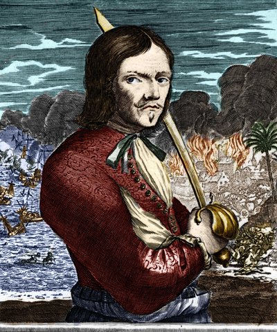 Porträtt av Francis Lolonois (eller L