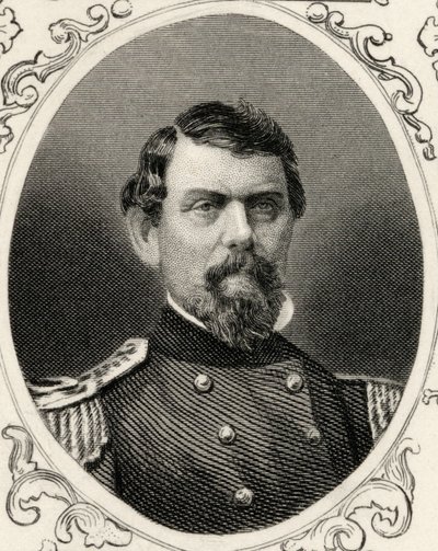 Porträtt av William Joseph Hardee (1815-73) av American School