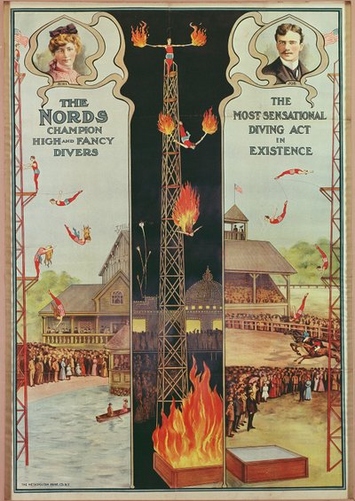 Posterreklam The Nords - Champion High and Fancy Divers av American School