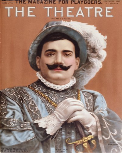 Affisch föreställande Enrico Caruso (1873-1921) som Rigoletto, 1912 av American School