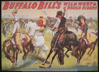 Affisch för Buffalo Bills (1846-1917) Wild West Show av American School