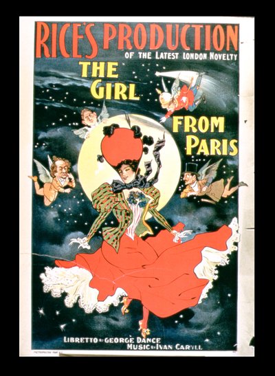 Affisch för Rice Production of The Girl from Paris av American School