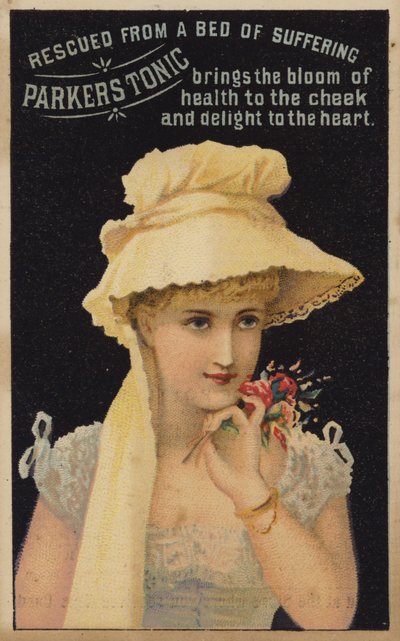 Pretty Lady som luktar blommor av American School