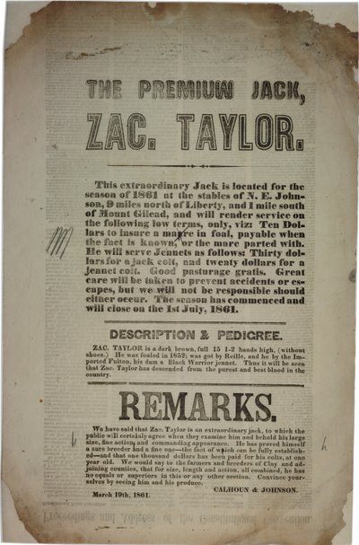 Förhandlingar och adress för konstitutionella konventet, ca 19 mars 1861 av American School