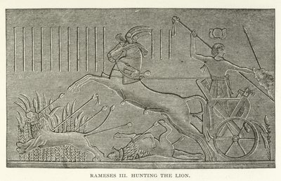 Ramses III jagar lejonet av American School