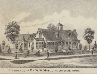 Bostad för Dr WW Mayo, Rochester, Minnesota, USA av American School