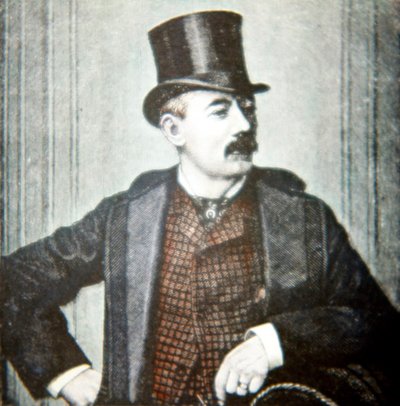 Richard K. Fox (lito i färg) av American School