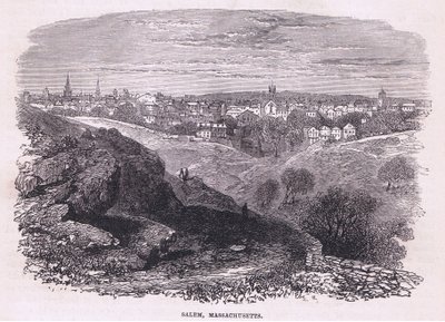 Salem Massachusetts, illustration från Cassell