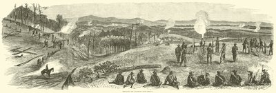 Beskjutning av järnvägen nära Resaca, maj 1864 av American School