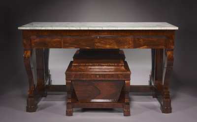 Sideboard and Cellarette, firma av Duncan Phyfe and Son av American School