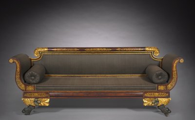 Soffa, c.1820 av American School