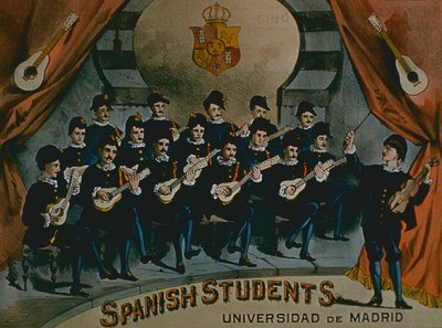Spanska studenter, universitetet i Madrid av American School