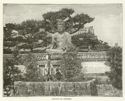 Staty av Buddha av American School