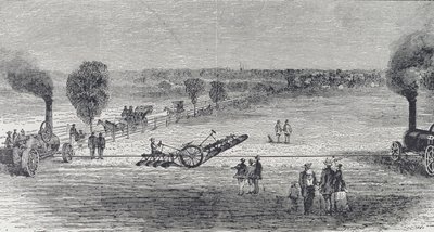 Ångplog på Pattersons gård, illustration från 