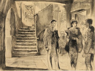 Storyboard från "An American in Paris" av American School