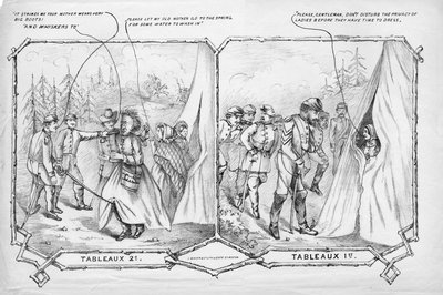 Tableaux 2nd, Tableaux 1st, publicerad av J. Mayer & Co. Lith., Boston, ca. 1865 av American School