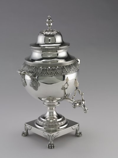 Teurna, tillverkad av Harvey Lewis, 1811-25 av American School