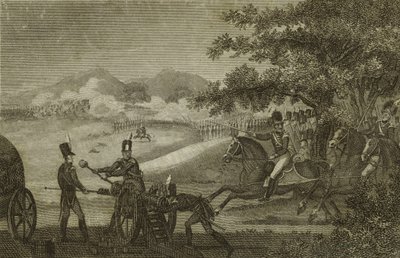 Slaget vid Guilford, 1780-90 av American School