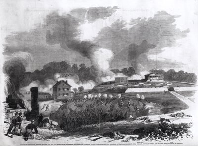 Slaget vid Lexington, Missouri, 17-20 september 1861, ur "Frank Leslie