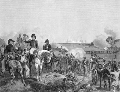 Slaget vid Plattsburgh 1814 av American School