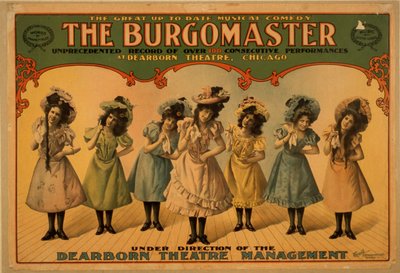 Borgmästaren, ca 1899 (färglitografi) av American School