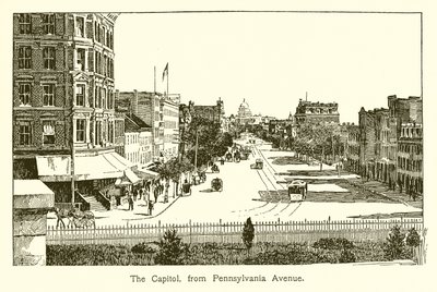 The Capitol, från Pennsylvania Avenue av American School