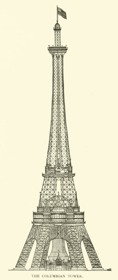 The Columbian Tower (gravyr) av American School