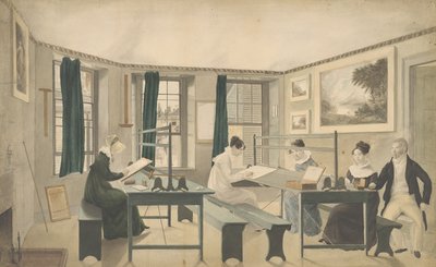 Teckningsklassen, 1810-13 av American School