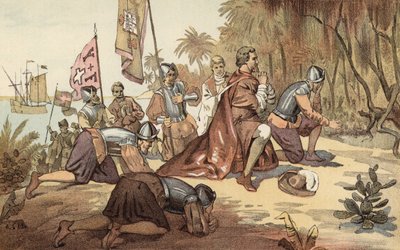 Columbus första landning av American School
