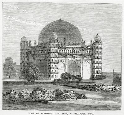 Gol Gumbaz, grav av Mohammed Adil Shah II, byggd 1659 av American School